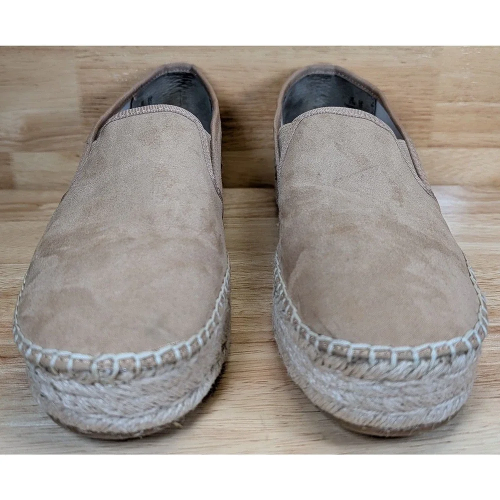 Circus by Sam Edelman Espadrilles Women's 9.5‎ Tan Slip-On Platform Shoes